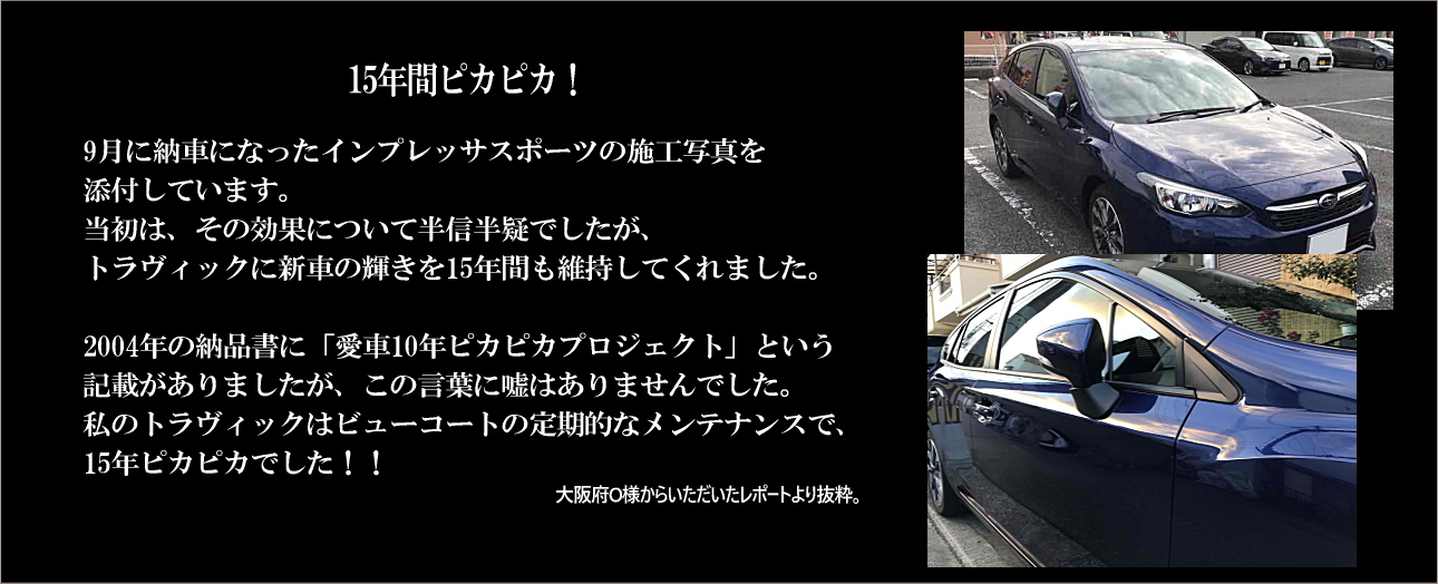 愛車10年ピカピカプロジェクト カーコーティングショップビュー